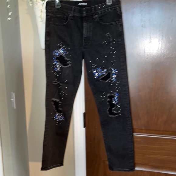 Express Vintage Skinny High Rise Size 4 NWOT - Picture 4 of 9